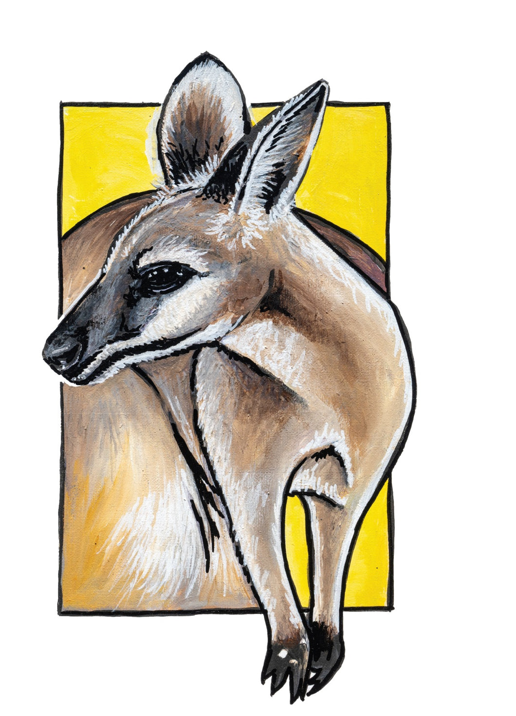 Bin Sticker- Wallaby