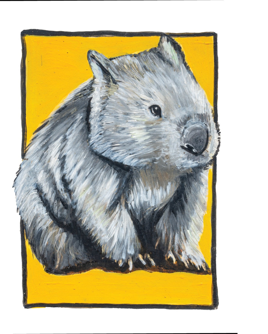 Bin Sticker - Wombat